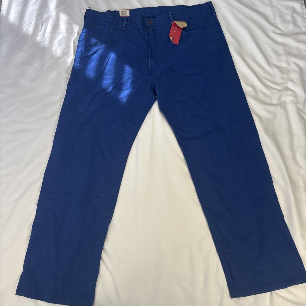 Levis 569‎ Jeans Mens Size 40x32 blue Denim Straight Leg Loose Fit Red Tab NWT
